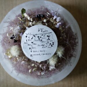 HANEN Studio – 5th Anniversary Limited Edition – Whispering – Sunny and Rainy Diary – Stone Stamp