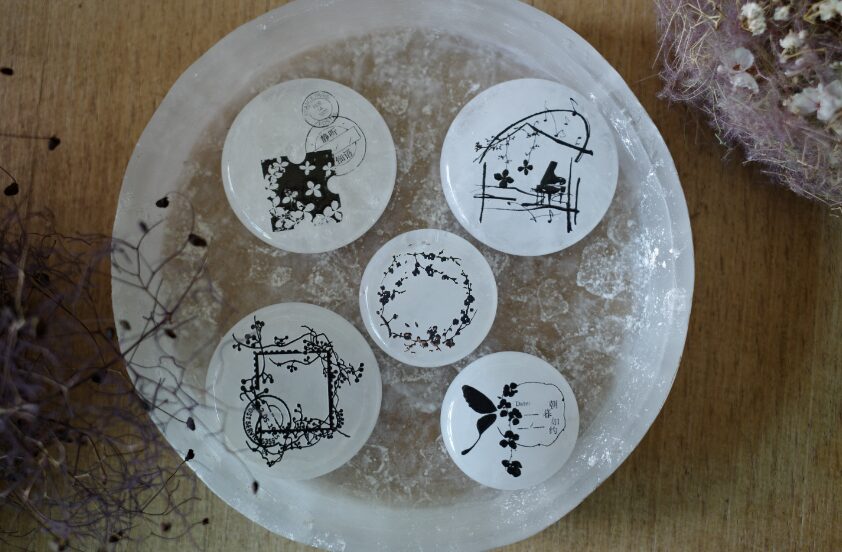 HANEN Studio - 5th Anniversary Limited Edition - Flower Stamp 2.0 B - Stone Stamp Set