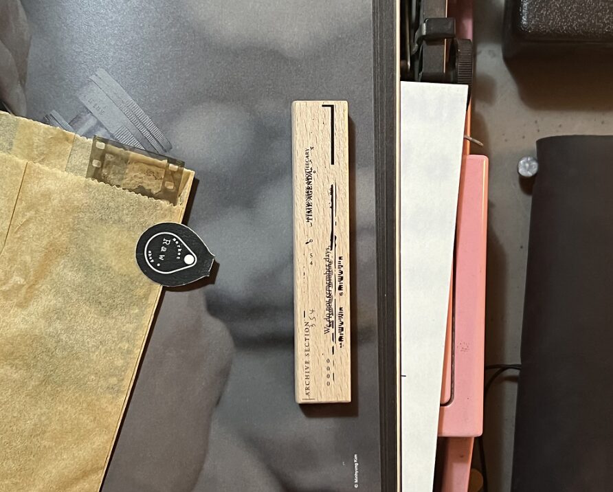 Raw Market Shop - No. 354 - Time Agenda - Film Series - Stamp