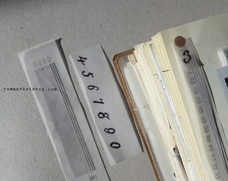 Raw Market Shop - No. 325 - Small Number Set - Stamp
