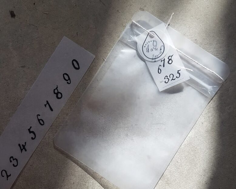 Raw Market Shop - No. 325 - Small Number Set - Stamp