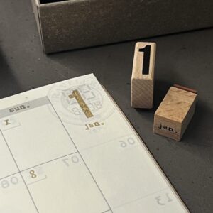 Raw Market Shop - No. 400 - Number Set - Analogue Series - Stamp Set