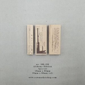 Raw Market Shop – No. 388-390 – Alchemy Edition – Stamp Set