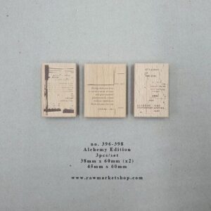 Raw Market Shop – No. 396-398 – Alchemy Edition – Stamp Set