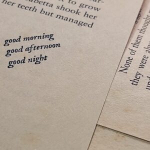 Raw Market Shop – No. 441 Good Morning Good Afternoon Good Night – Stamp