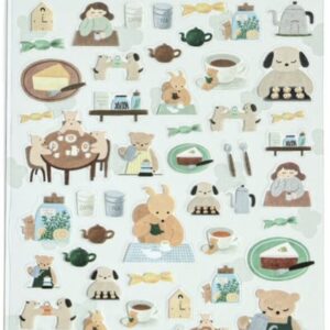 Cozyca – Mariko Fukuoka – Tea Time – Sticker