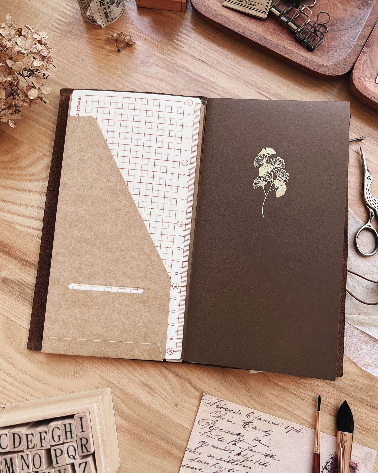 Sarica Studio - Ginkgo Notebook - Regular/Standard Size