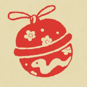 Kodomo No Kao – 2025 Stamp – Japanese Bell Snake