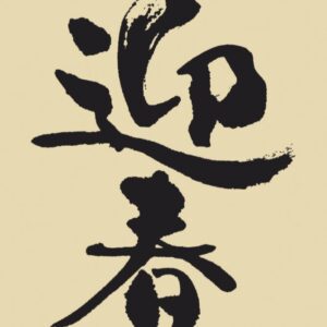 Kodomo no Kao – 2025 Stamp – Welcome Spring Text