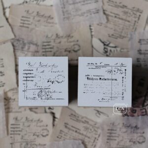 LCN – Lin Chia Ning – Winter Collection – Mini Receipt S – Stamp Set