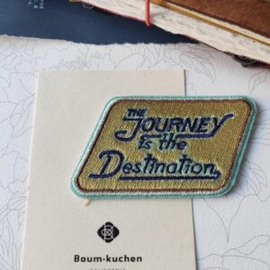 Baum-Kuchen - The Journey is the Destination YELLOW - Patch