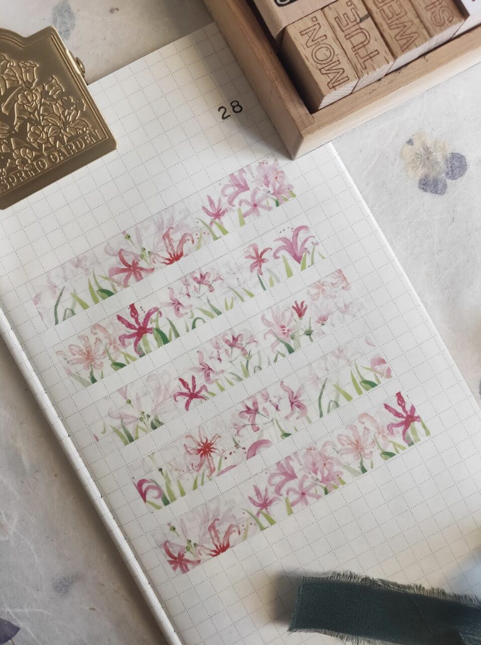 Baum-Kuchen - No.028 - Nerine Lilies - BK Original Tape