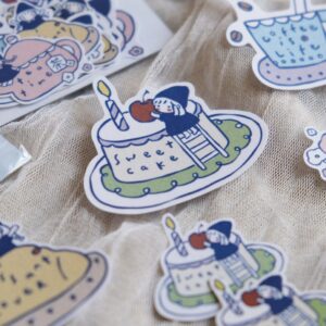 Eileen TAI Studio – Simple Happiness - Soft Pastel - Sticker Set