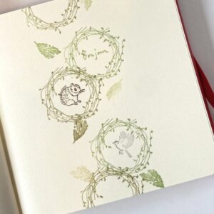 Mori Ringo - Wire Plant Wreath - Stamp