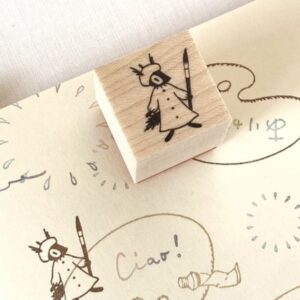 Mori Ringo – Painter Squirrel – Stamp