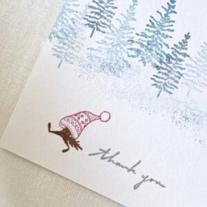 Mori Ringo - Squirrel Hat - Stamp