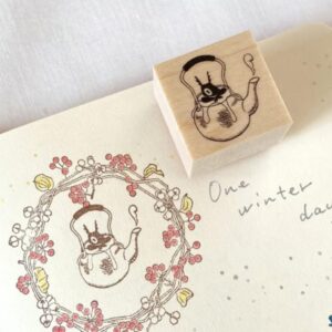 Mori Ringo – Kettle Squirrel – Stamp