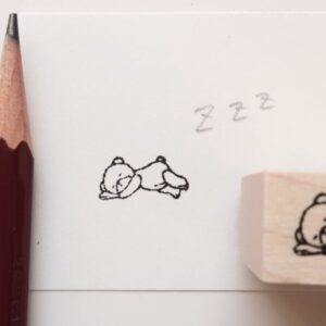 Ma7stamp - Little Bear Having a Nap - Stamp