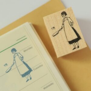 Ma7stamp – Fumiko With Frying Pan – Stamp