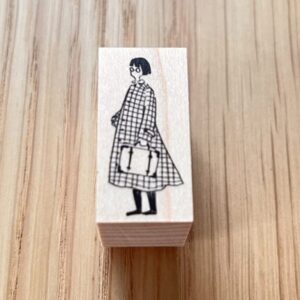 Ma7stamp – Fumiko In Checkered Dress – Stamp