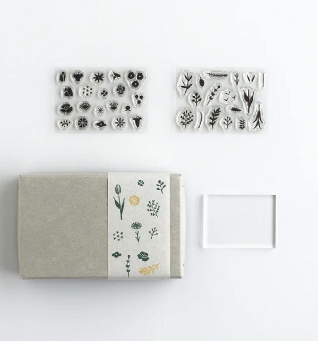 Mizushima - Wild Flowers - JIZAI Stamp Set Box