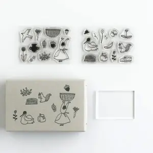 Mizushima X Necktie – On A Walk – JIZAI Stamp Set Box