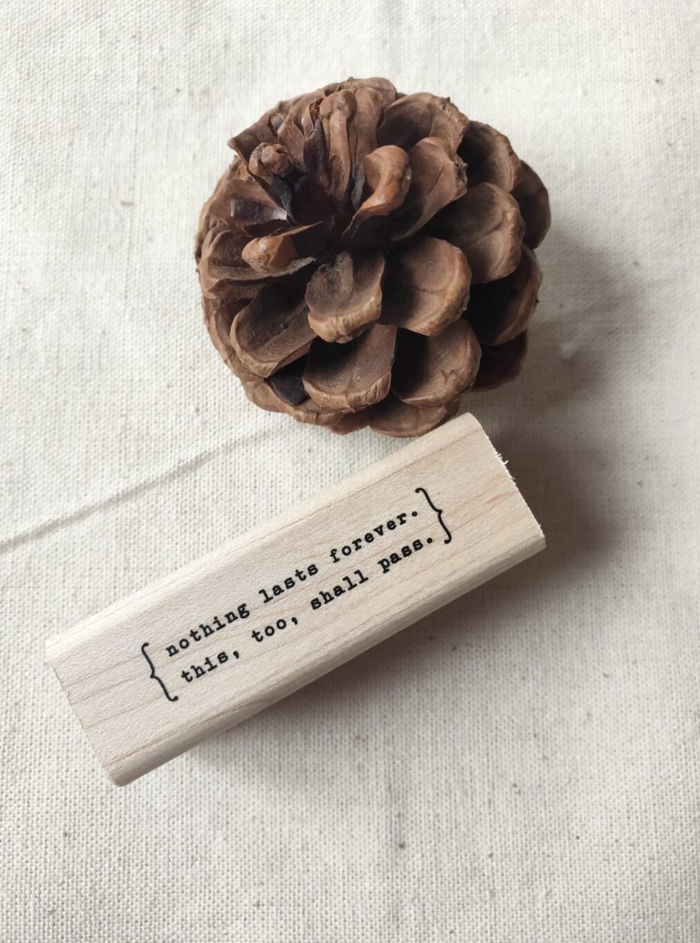 Cafe Analog - This, Too, Shall Pass - Stamp