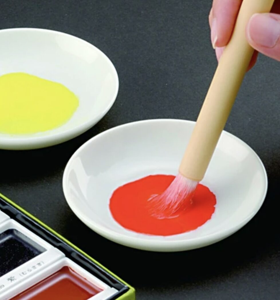 Kuretake - Ain Gansai Tambi 18-color Set - Paint Set Palette