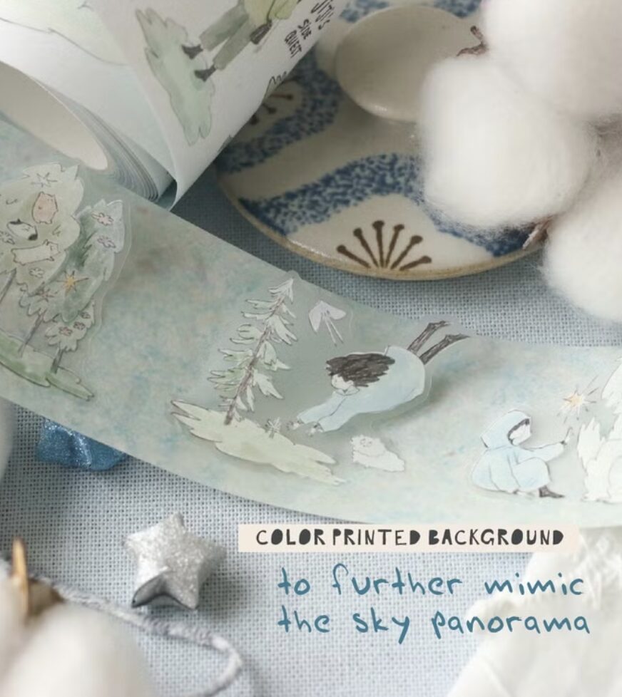 TeaYouShop - Jiji on the Clouds - PET Tape Stickers