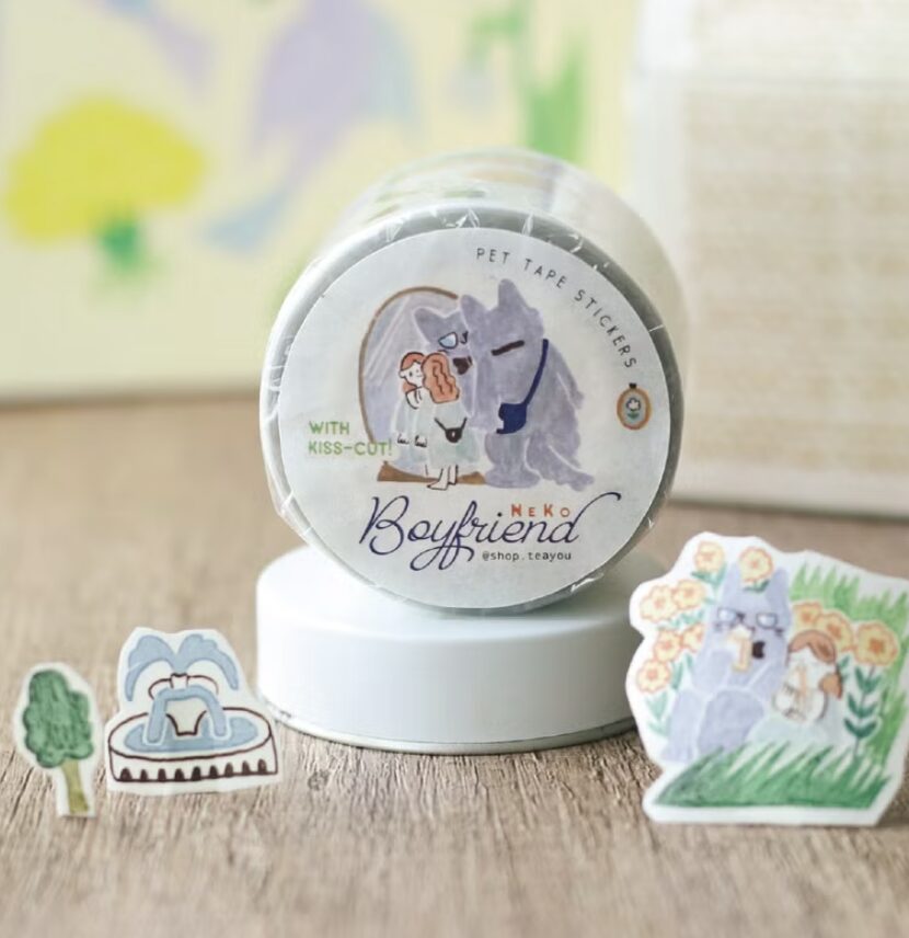 TeaYouShop - Neko Boyfriend - PET Tape Stickers