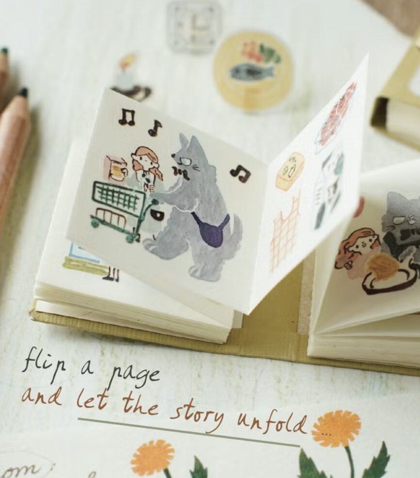 TeaYouShop - Neko Boyfriend - Kiss-cut Sticker Book