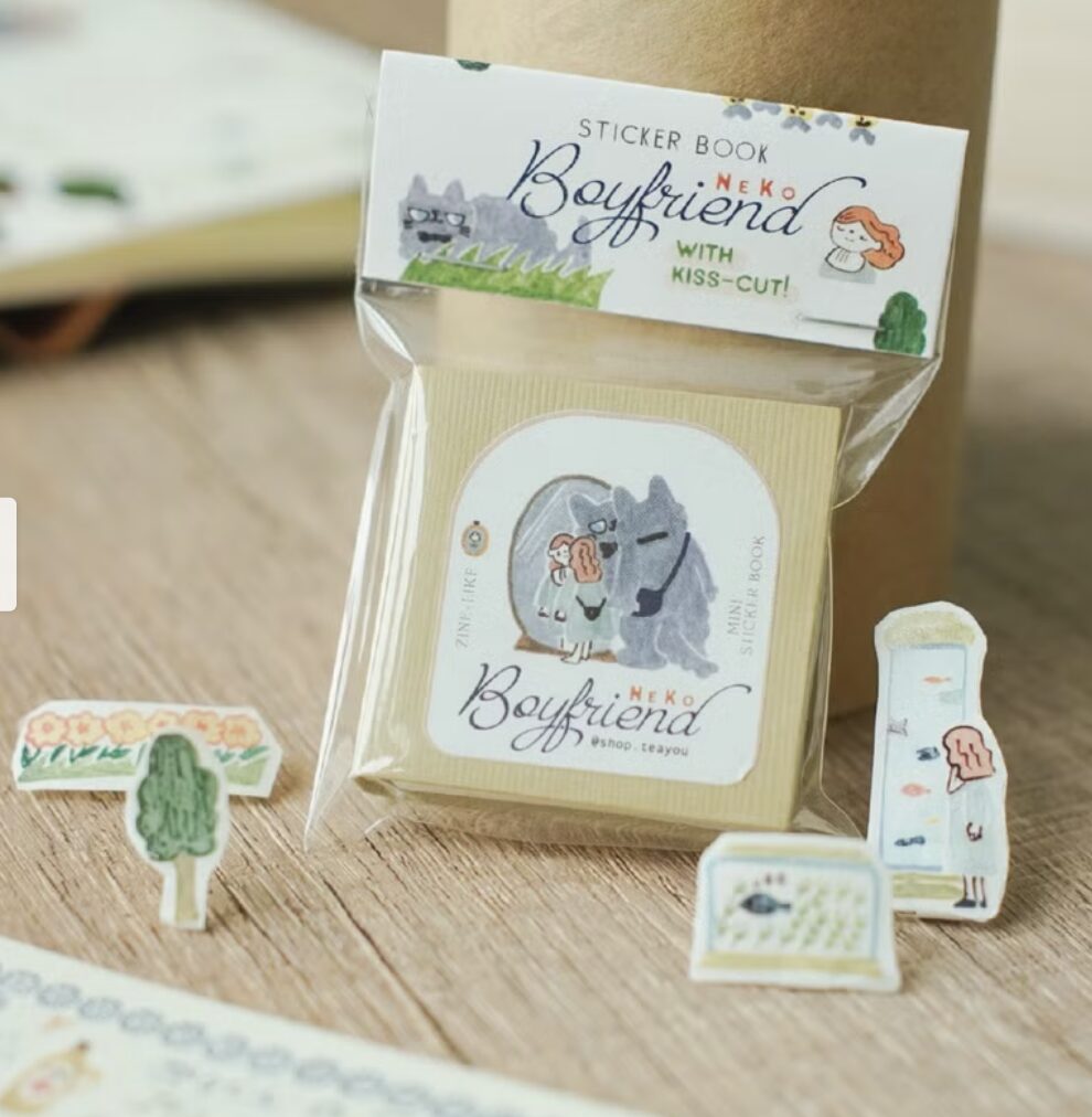TeaYouShop - Neko Boyfriend - Kiss-cut Sticker Book