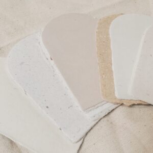 Cafe Analog x Cikitacikii - Assorted Neutral Arch-shaped - Handmade Paper Bundle