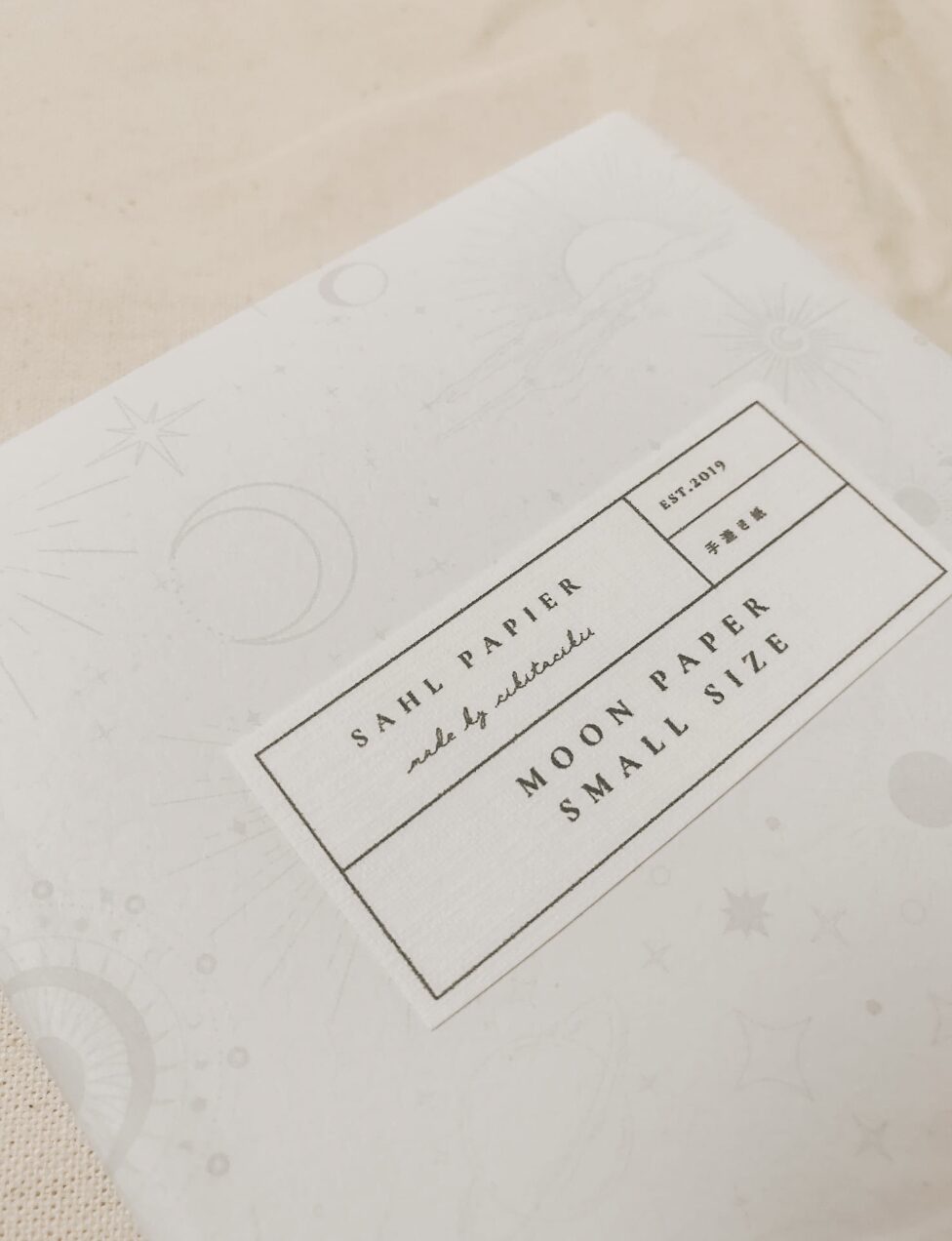 Cafe Analog x Cikitacikii - Assorted Neutral MOON - Handmade Paper Bundle