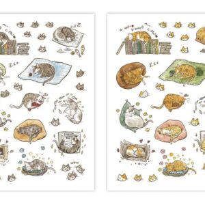 Modaizhi - Sweet Dreams Cat - Print On Stickers