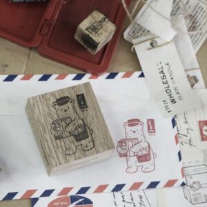 Blackmilk Project - Kuma Post Bear - PACKAGE - Stamp