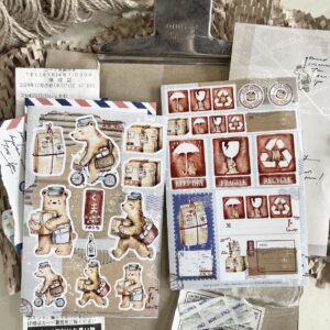 Blackmilk Project – Kuma Post and Delivery Icons – Sticker Set