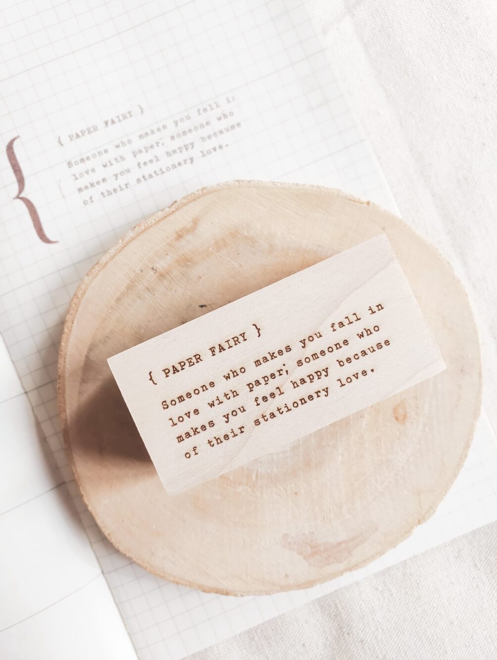 Cafe Analog - Stationery Sentiment - Paper Fairy - Stamp