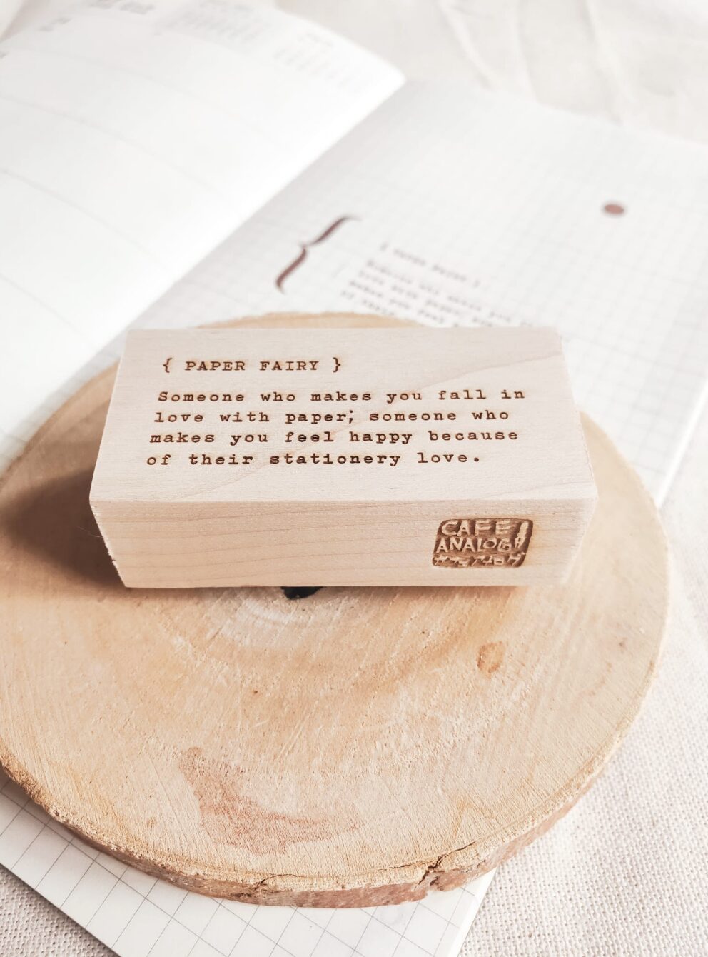 Cafe Analog - Stationery Sentiment - Paper Fairy - Stamp