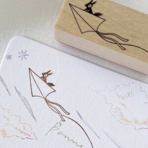 Mori Ringo – Squirrel Kite – Stamp