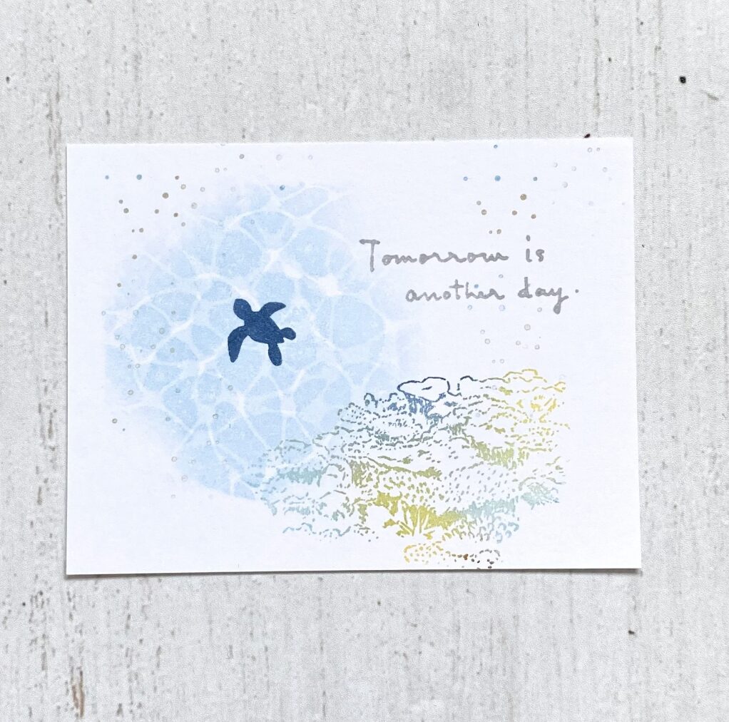 Mori Ringo - Water Surface - Stamp
