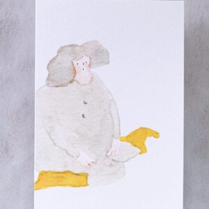 DODOLULU – Sitting – All Occasion Greeting Card