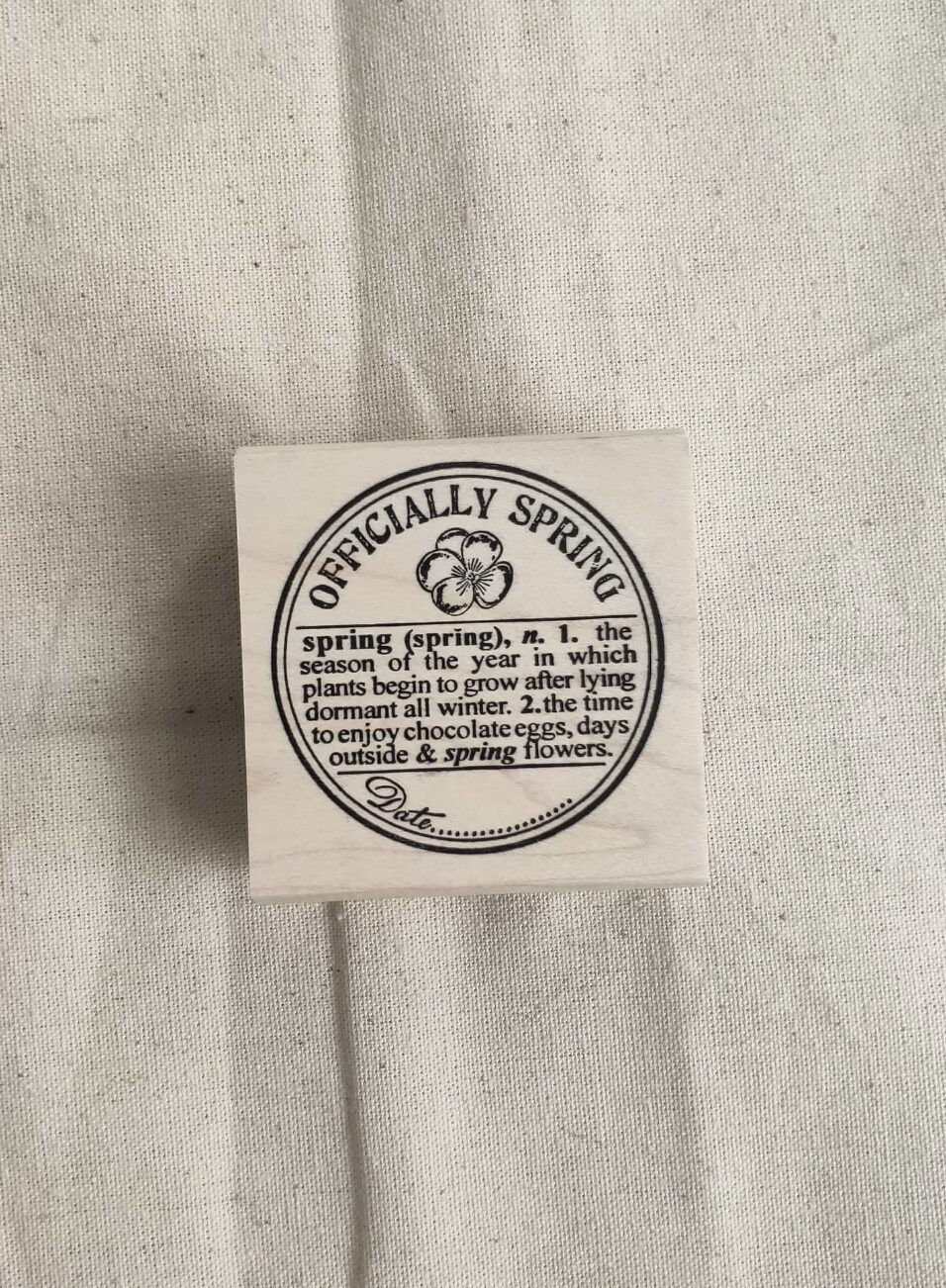 Catslife Press - Officially Spring - Stamp