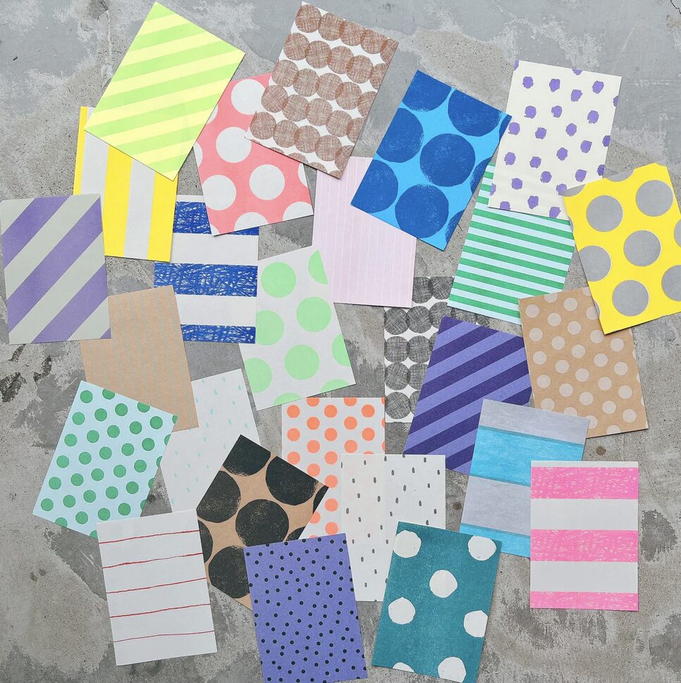 Mizushima - IRO IRO Dots and Stripes - Memo Pad
