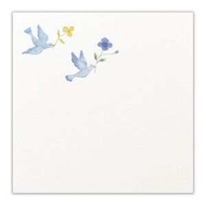 Michikusa - Blue Bird Wind - Washi Memo Pad
