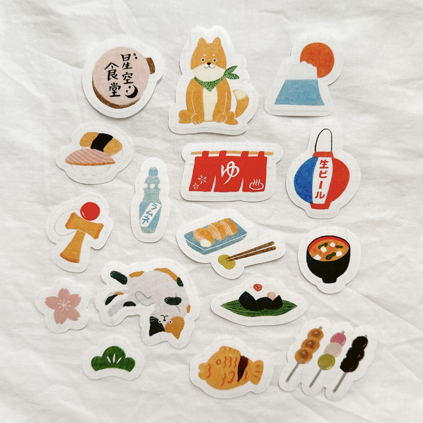 Yuka Butter - The Memories of Japan Travel - Washi Sticker Flakes