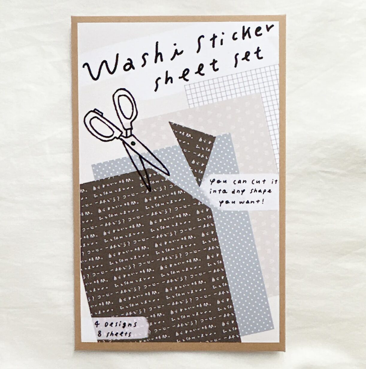 Yuka Butter - Set 03 Blue - Washi Sticker Sheet Set