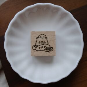 Eileen TAI Studio – Foodie Bears – BREAD & BUTTER – Stamp
