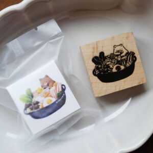 Eileen TAI Studio – HOTPOT Bear – Stamp