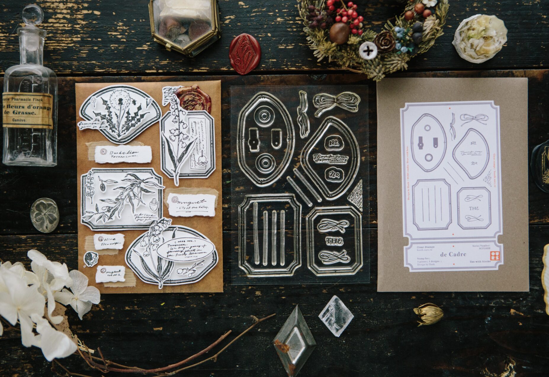 OURS Studio - de Cadre - Clear Stamp Sheet
